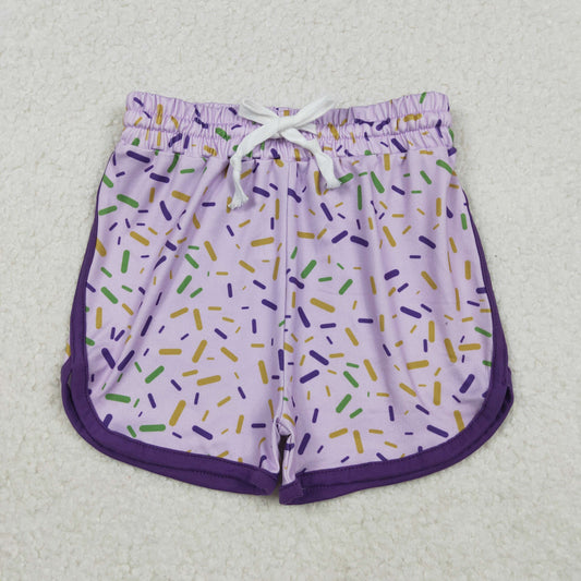 Baby Girls Mardigras Sprinkles Team Shorts Bottom