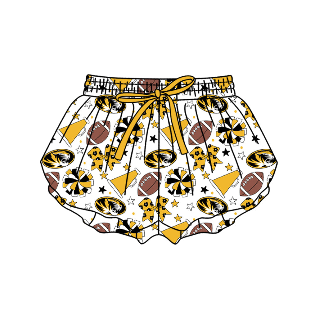 Preorder (moq 5)Baby Girls Bows Stars Footballs Team Butterfly Shorts Bottom