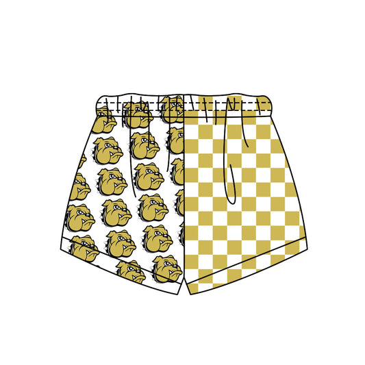 Preorder (moq 5)Baby Boys Girls Team Checked Shorts Bottom