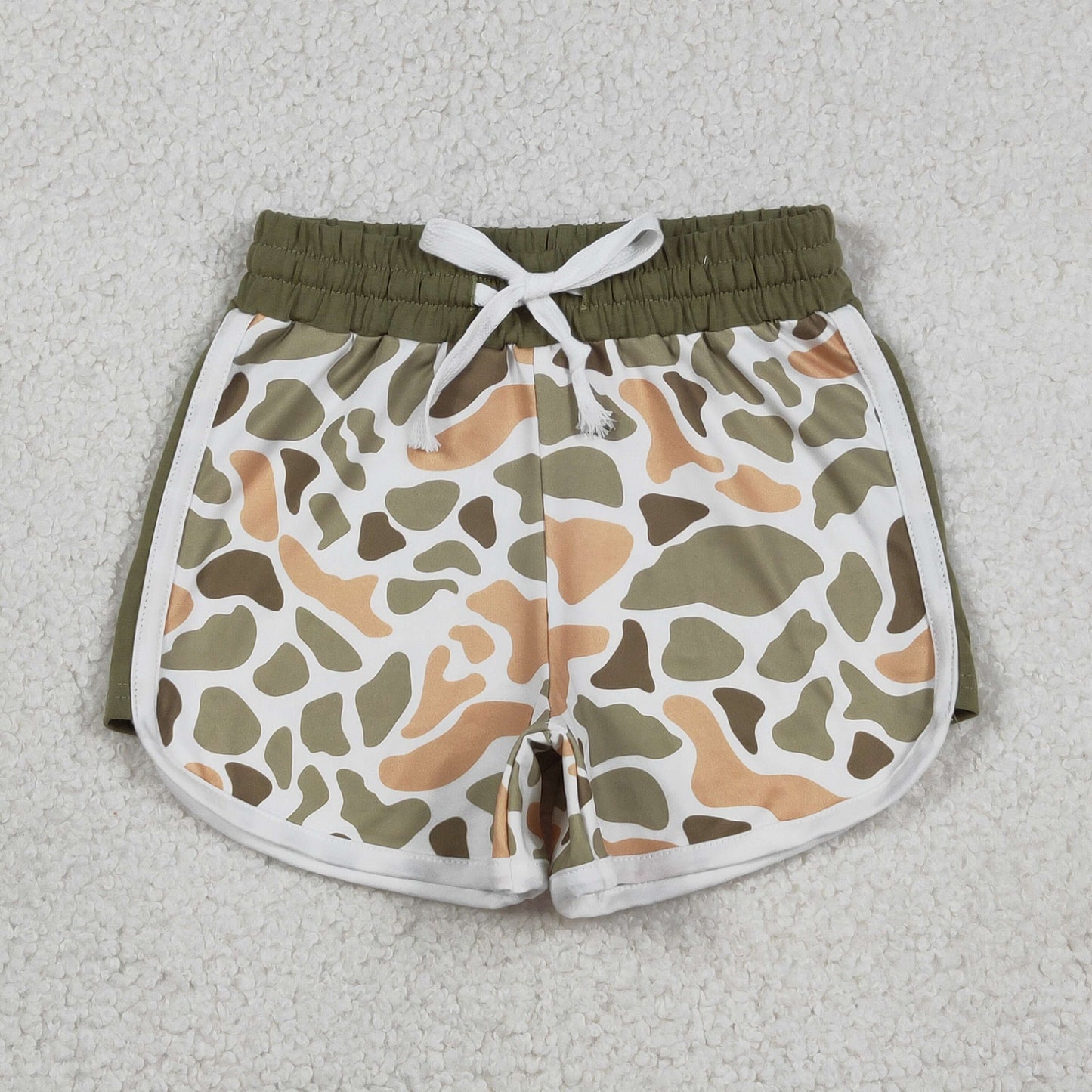 Baby Girls Southern Orange Camo Shorts Bottom