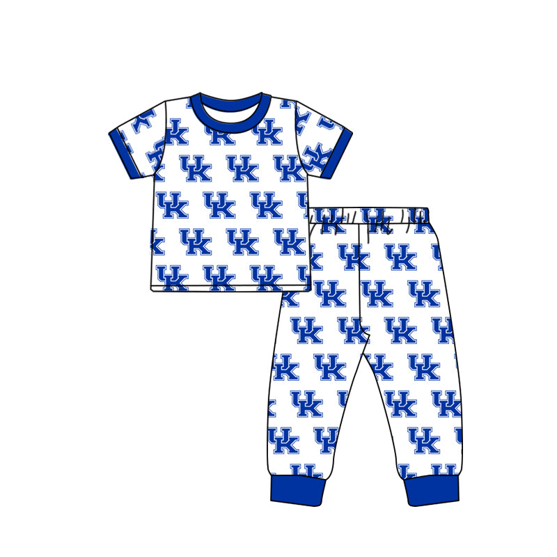 Baby Boys White Team UK Top Pants Pajamas Clothes Sets order preorder (moq 5)