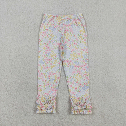 Baby Girls Flowers Ruffle Legging Pants Bottom