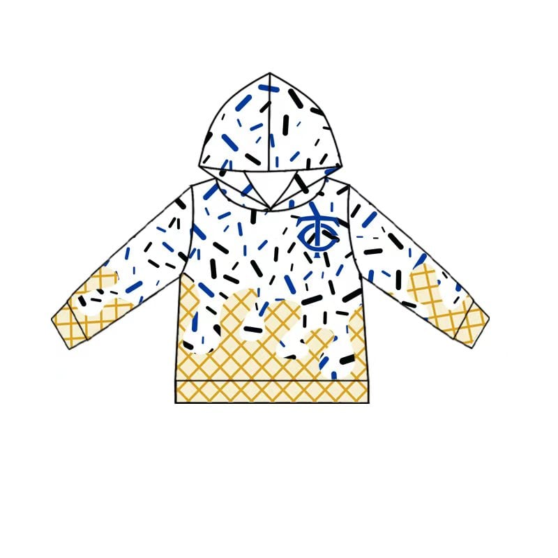 Preorder (moq 5)Baby Boys Long Sleeves TC Team Hoodies Top