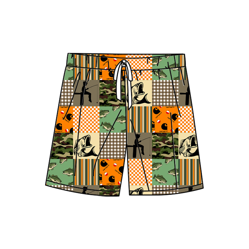 Preorder(moq 5) Adult Men Fishing Shorts Bottom