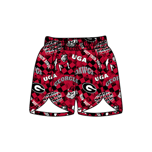 Preorder(moq 5) Adult Women UGA Georgia Waist Team Shorts Bottoms