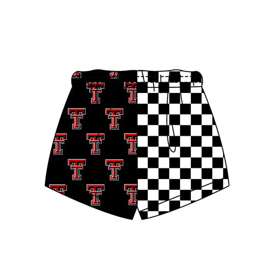 Preorder (moq 5)Baby Boys Girls Team Checked Shorts Bottom