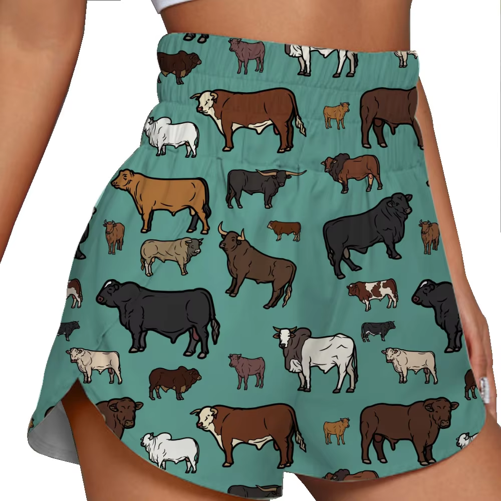 Preorder(moq 5) Adult Women Colorful Summer Shorts Bottoms