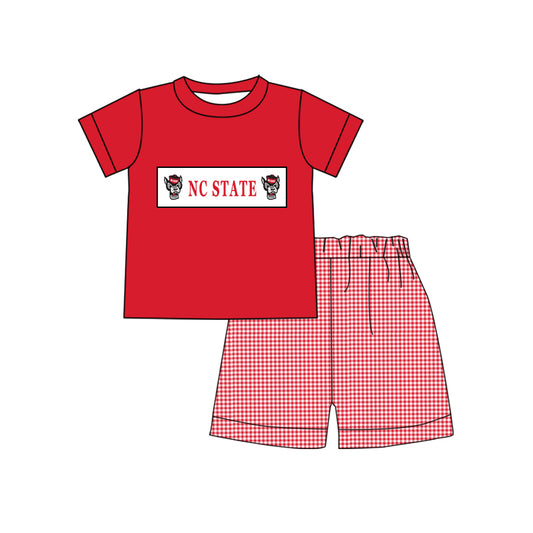 Baby Boys NC State Team Tops Shorts Clothes Sets preorder (moq 5)