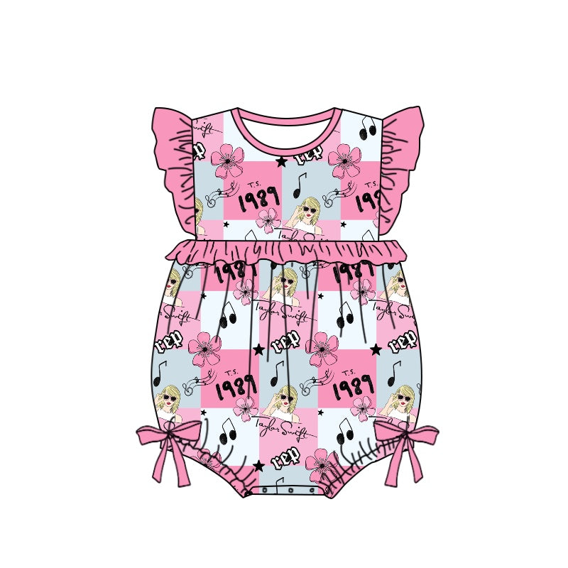 Baby Infant Girls Singer Flowers Rompers preorder(moq 5)