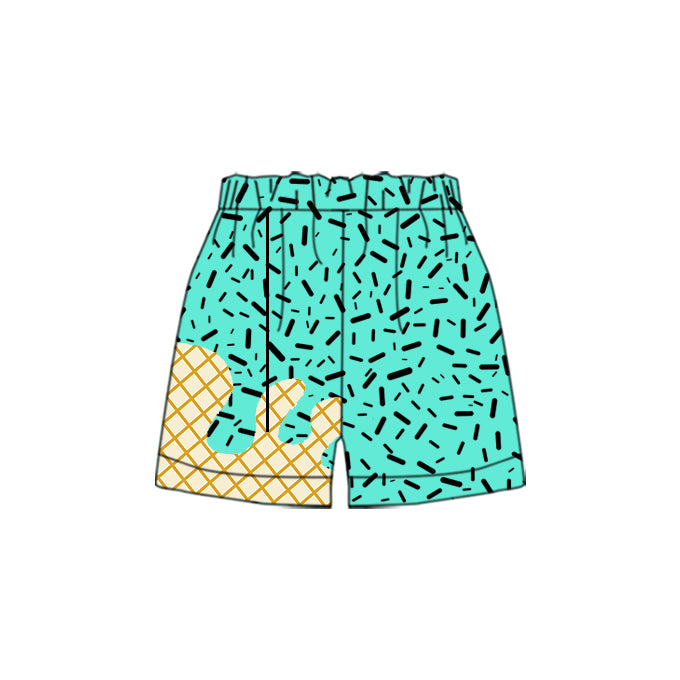 Preorder(moq 5) Baby Boys Green Team Swimming Trunks