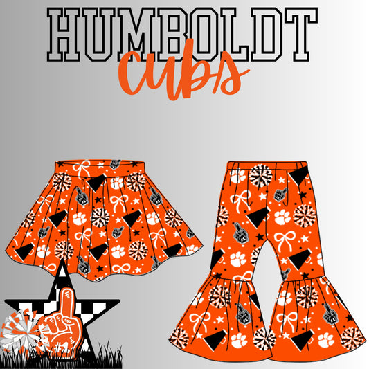 Preorder(moq 8 Each)Baby Girls Humboldt Cuba Skorts and Pants Team