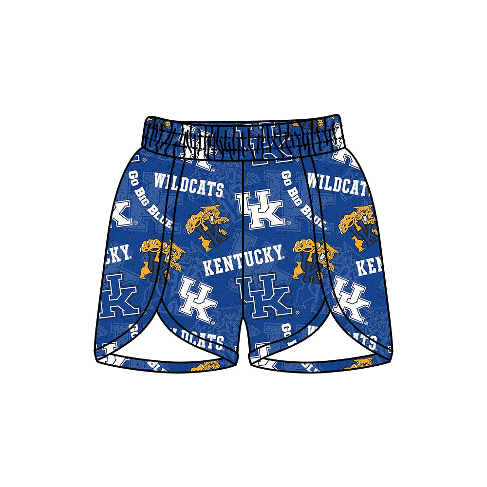 Preorder(moq 5) Adult Women UK Kentucky Tiger Waist Team Shorts Bottoms