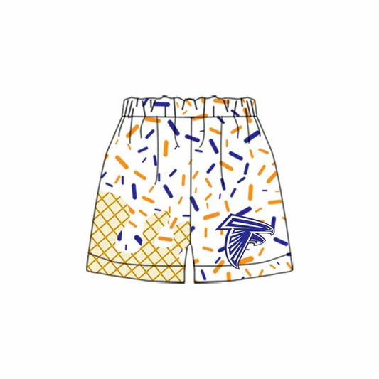Preorder(moq 5) Baby Boys Johnny Bright Blue Sprinkles Team Shorts Bottom