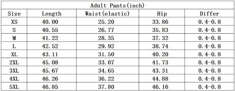 Adult Women Men Western Cowboy Bottom Pants Pajamas