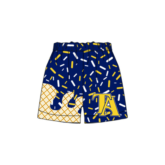 Preorder(moq 5) Baby Boys Hot Blue Drip TA Team Shorts Bottom