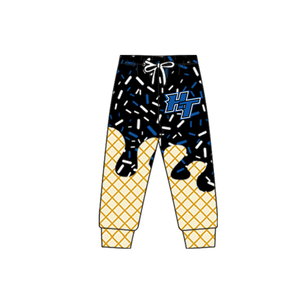 Preorder (moq 5)Baby Boys Drip Black HT Team Pants