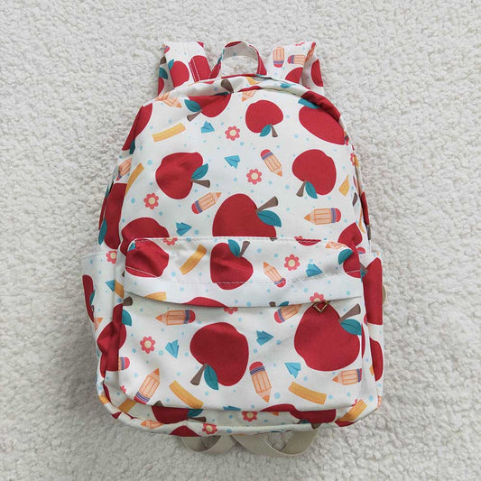 Baby Kids Children Back To School Apple Back Bags