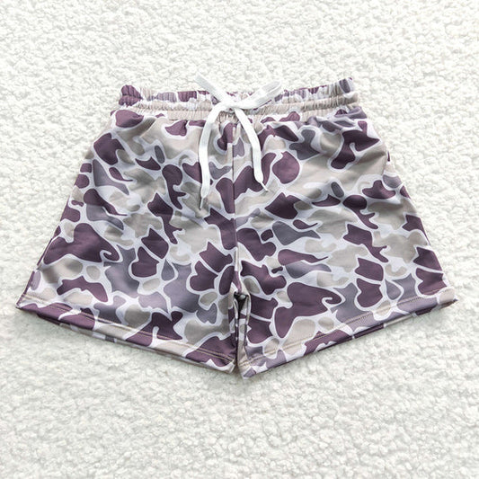 Family Baby Girls Boys Sibling Camo Swim Wear Trunk Swimsuits