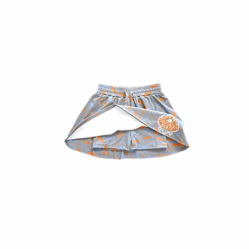 Preorder(moq 5) Baby Girls Southern Blaze Sprinkles Team Skort Shorts Bottoms