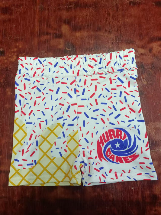 Preorder(moq 5) Adult Women Hurry Canes Team Biking Shorts Bottoms