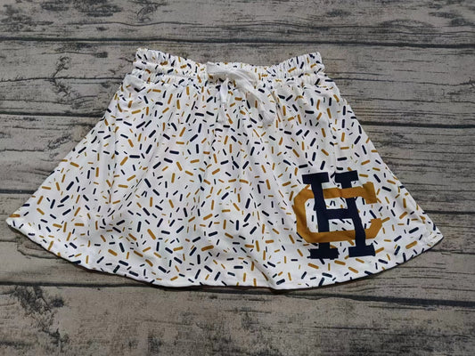 Preorder moq 5 Baby Girls CH Team Skort Bottoms