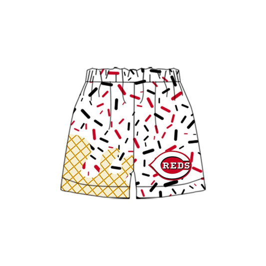Preorder moq 5 Baby Boys Reds Team drips Shorts Bottoms