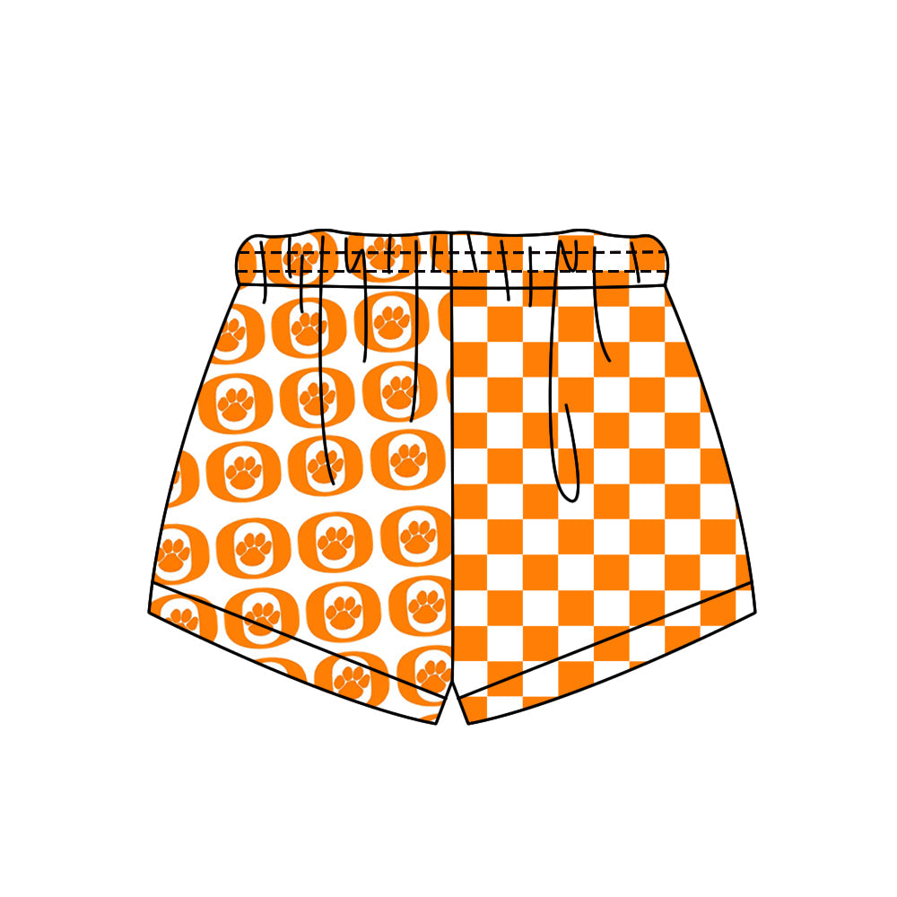 Preorder (moq 5)Baby Boys Girls Team Checked Shorts Bottom