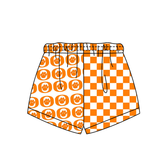 Preorder (moq 5)Baby Boys Girls Team Checked Shorts Bottom