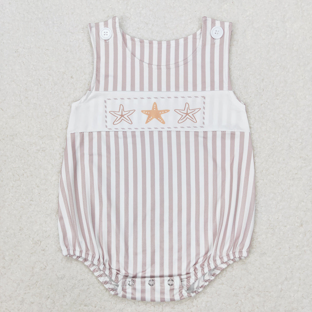 Baby Girls Boys Sibling Star Fish Stripes Dresses Sets