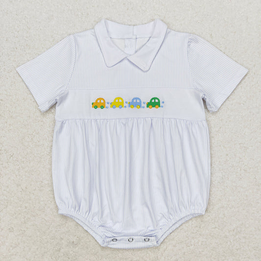 Baby Infant Boys Colorful Cars Summer Rompers