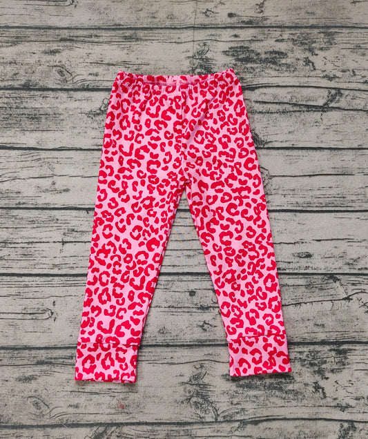 Baby Girls Toddler Pink Leopard Elastic Pants