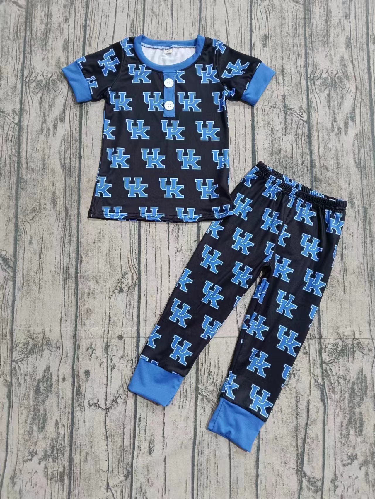 Baby Boys Black UK Shirt Pants Pajamas Clothes Sets Preorder(moq 5)