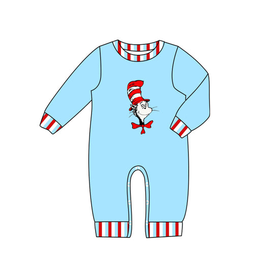 Baby Boys Dr Hats Blue Color Long Sleeve Rompers preorder(moq 5)