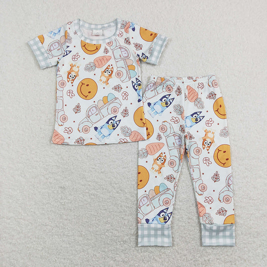 Baby Boys Easter Dog Carrots Shirts Pants Pajamas Clothes Sets