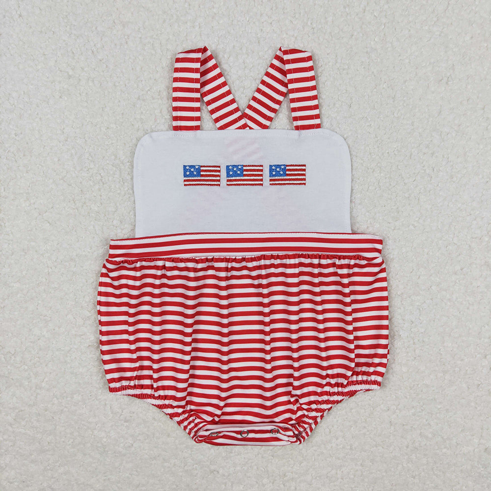 Baby Girls Boys 4th Of July Flags Sibling Clothing Sets