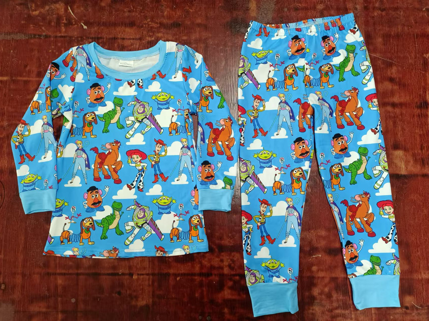 Baby Boys Toy Cartoon Top Pants Pajamas Clothes Sets preorder(MOQ 5)