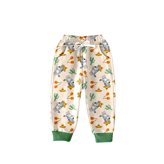 Baby Boys Western Dogs Cartoon Cactus Pants preorder(moq 5)