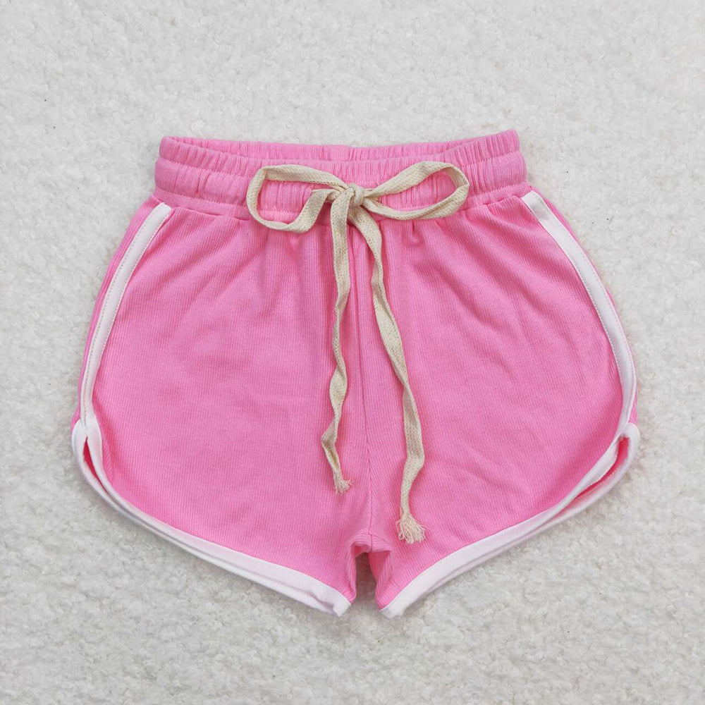 Baby Girls Bright Pink Summer Sports Design Shorts