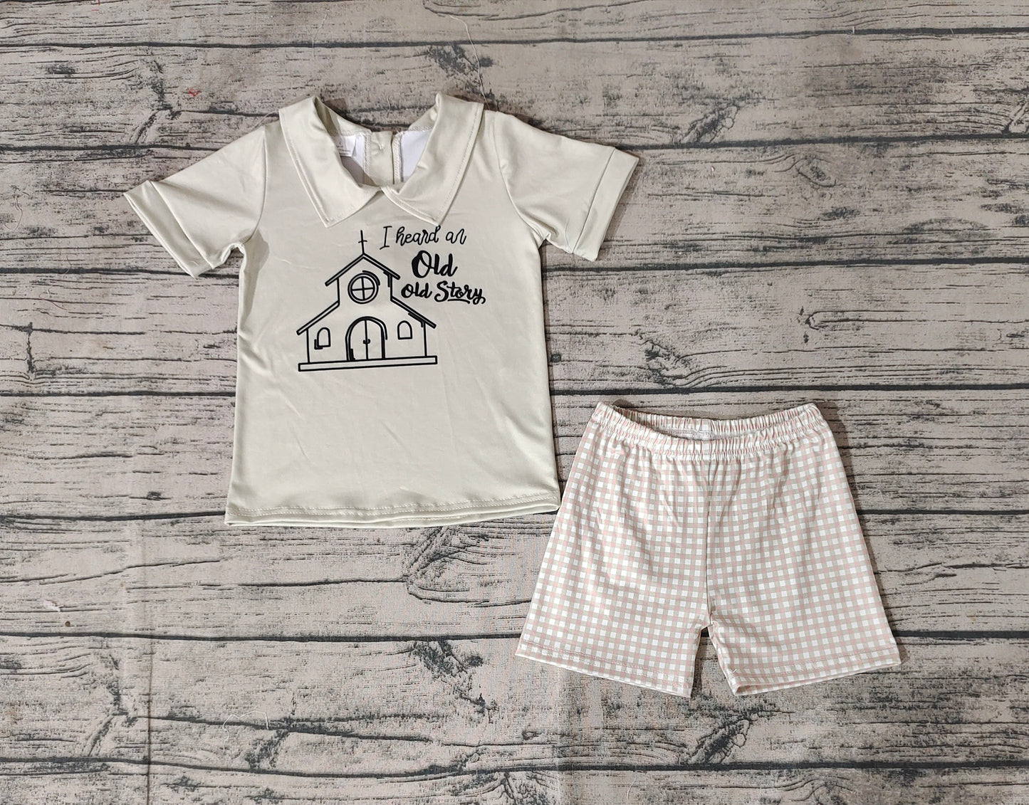 Baby Boys Old Story Tee Shirts Tops Shorts Clothes Sets