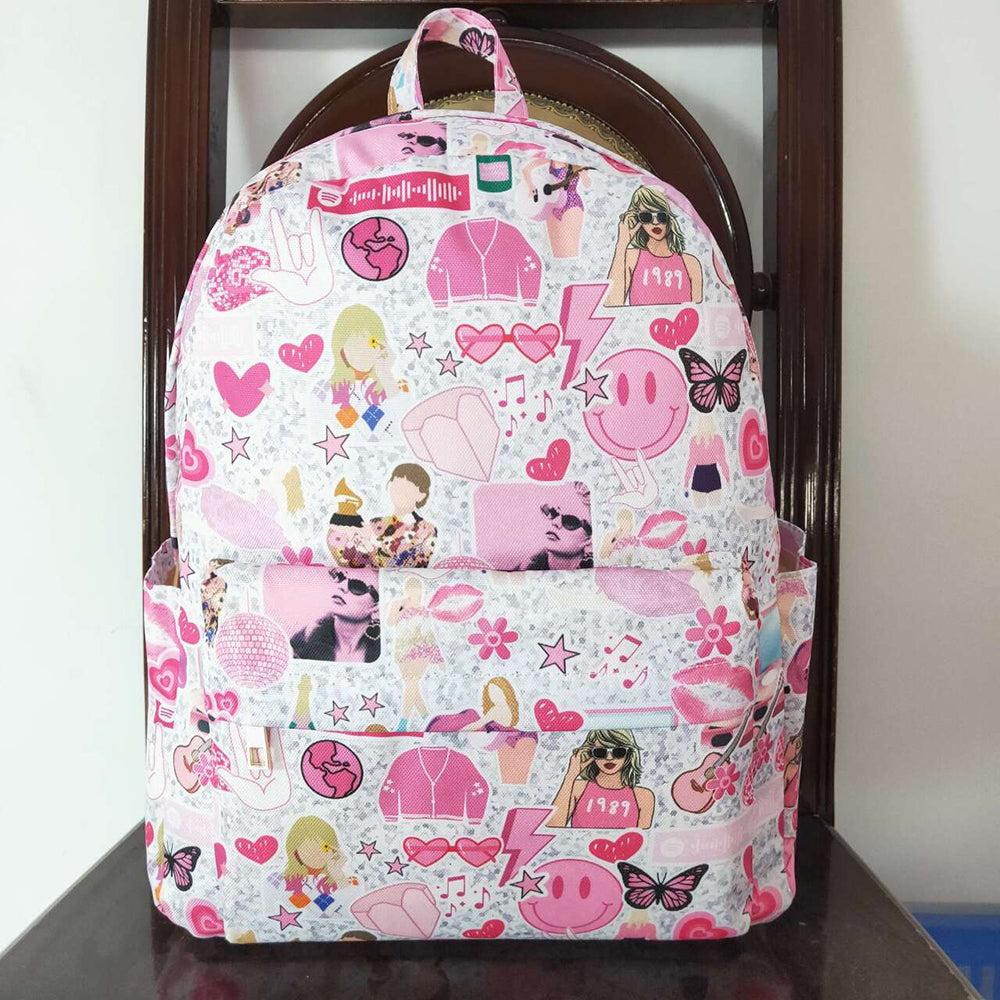 Baby Kids Girls Pink Singer Backpack Back Bags