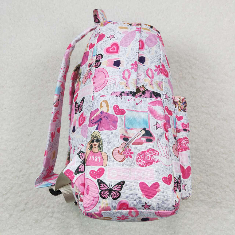 Baby Kids Girls Pink Singer Backpack Back Bags