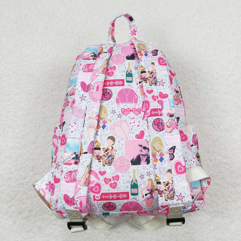 Baby Kids Girls Pink Singer Backpack Back Bags