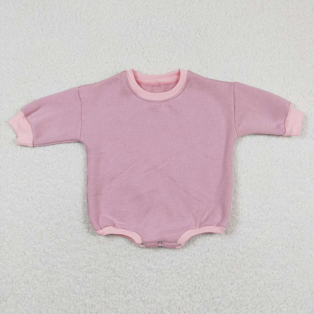 Baby Girls Light Pink Long Sleeve Romper Sweaters