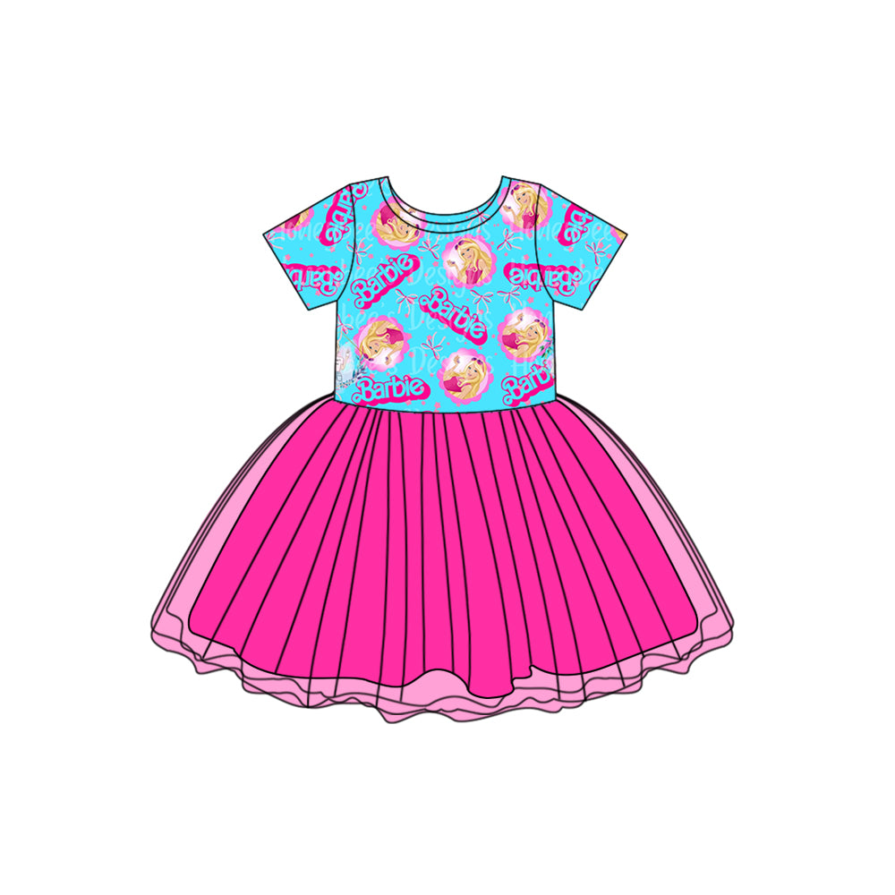 Baby Girls Short Sleeve Doll 3 Tutu Dresses preorder(moq 5)