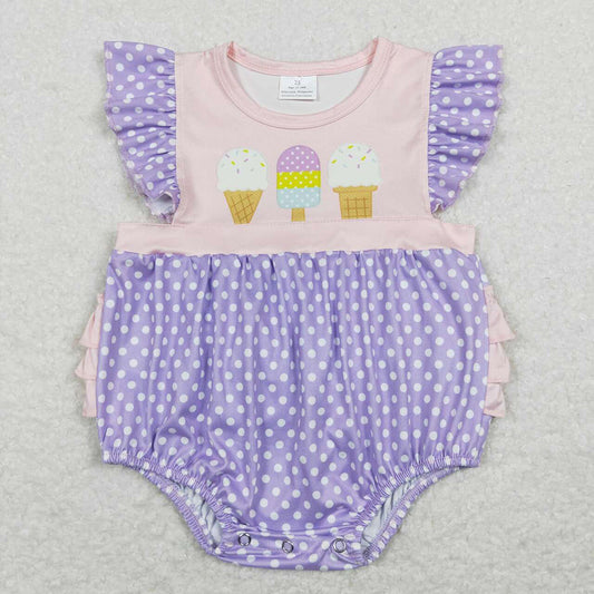 Baby Girls Popstick Ruffle Bubble Summer Rompers