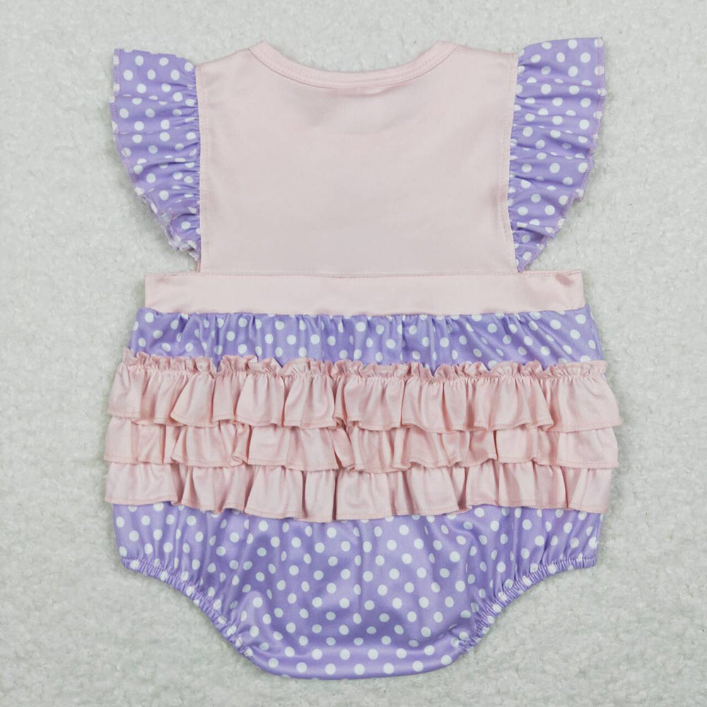 Baby Girls Popstick Ruffle Bubble Summer Rompers