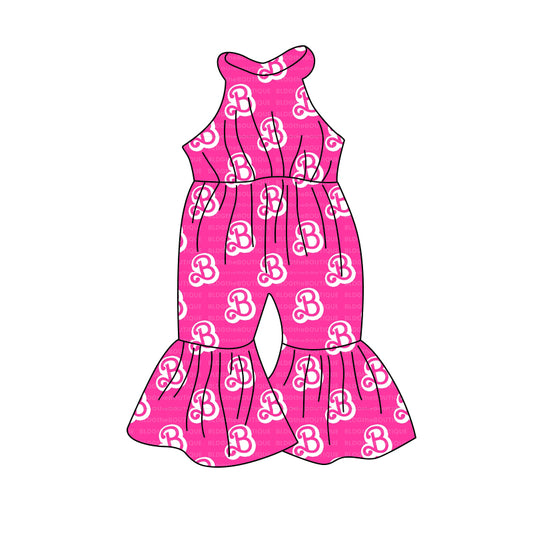 Baby Girls Pink Doll Bell Pants Jumpsuits preorder(moq 5)