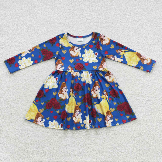 Baby Girls Princess Flowers Knee Length Dresses