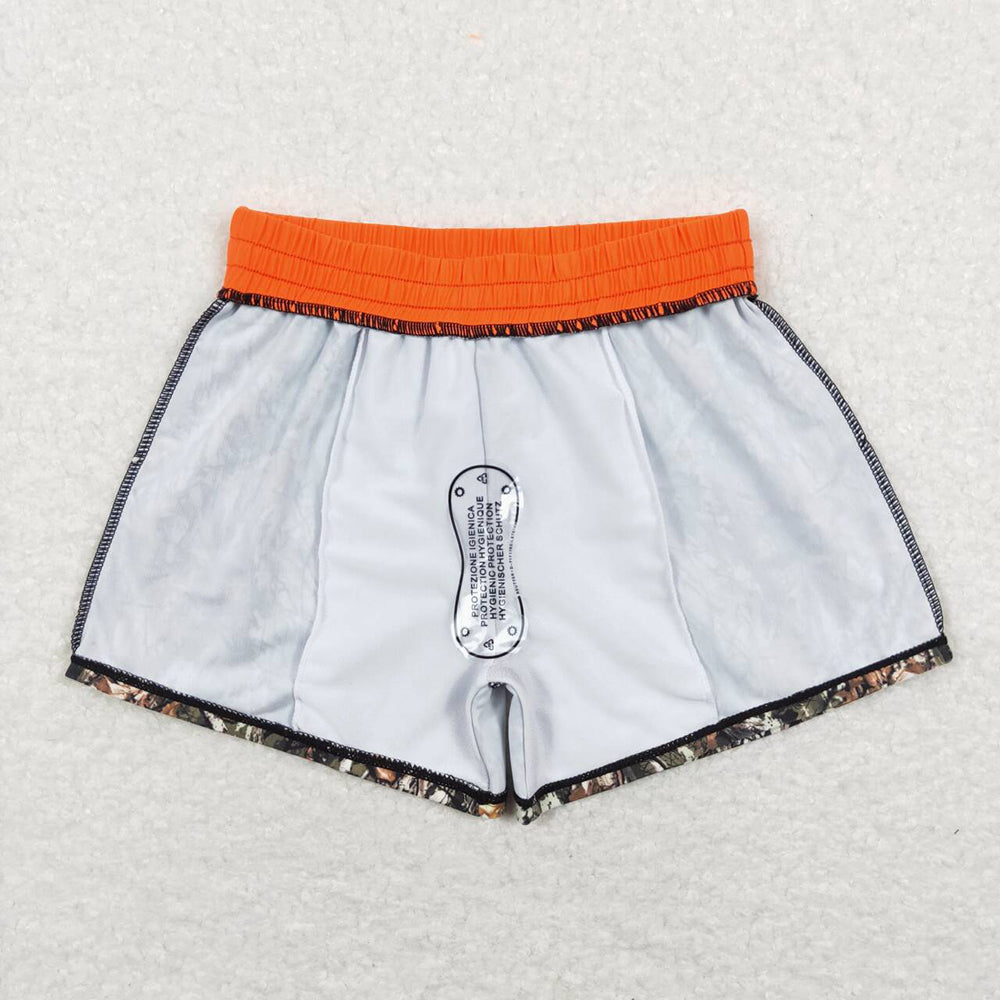 Baby Boys Summer Camo Orange Trunks Swimsuits