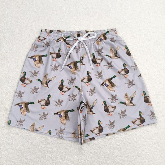 Baby Daddy Boys Summer Ducks Hunting Trunks Swimsuits Swimwears